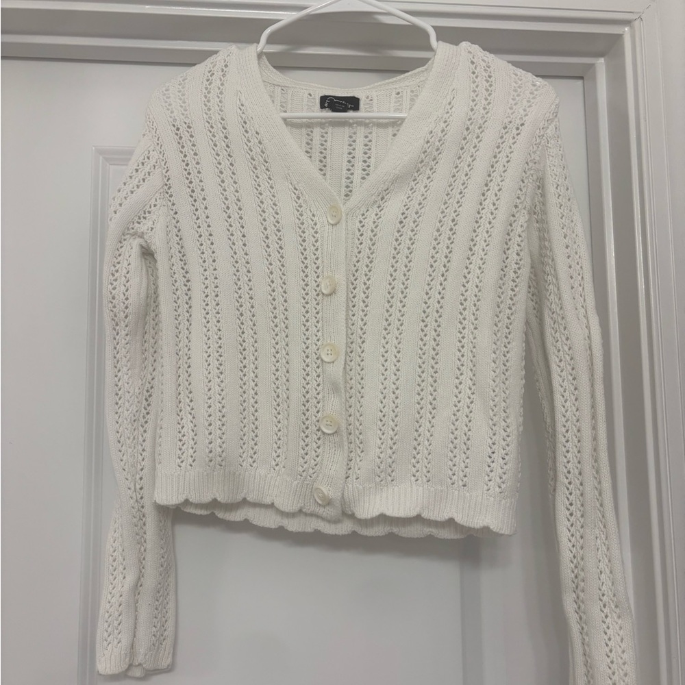 Art Class Cream Knit Cardigan